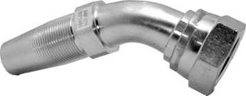 BSP Female Parallel Pipe Swivel 45˚ Elbow 60˚Cone