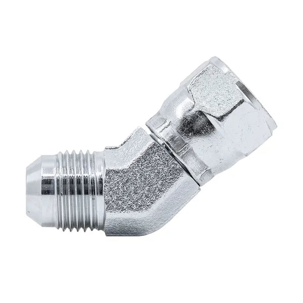 JIC Female Swivel x JIC Male - 45˚