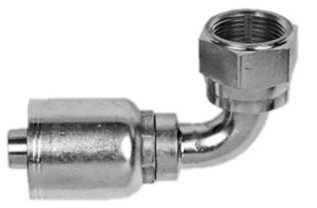 JIS (BSP) Female Parallel Pipe Swivel 30˚ Flare 90˚ Elbow