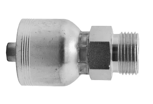 Metric Male Straight 24˚Cone