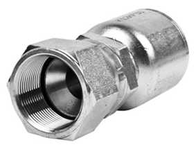 Komatsu Female Swivel Straight 30˚ Flare JIS Metric