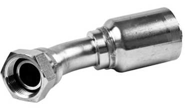 BSP Female Parallel Pipe Swivel 45˚ Elbow 60˚Cone