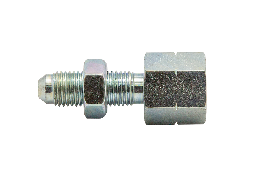 JIC Male Bulkhead x NPT Female Solid